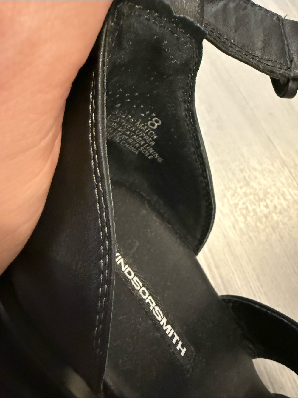 Windsor Smith Black Chunky Platform Sandal Heels - Picture 6 of 6
